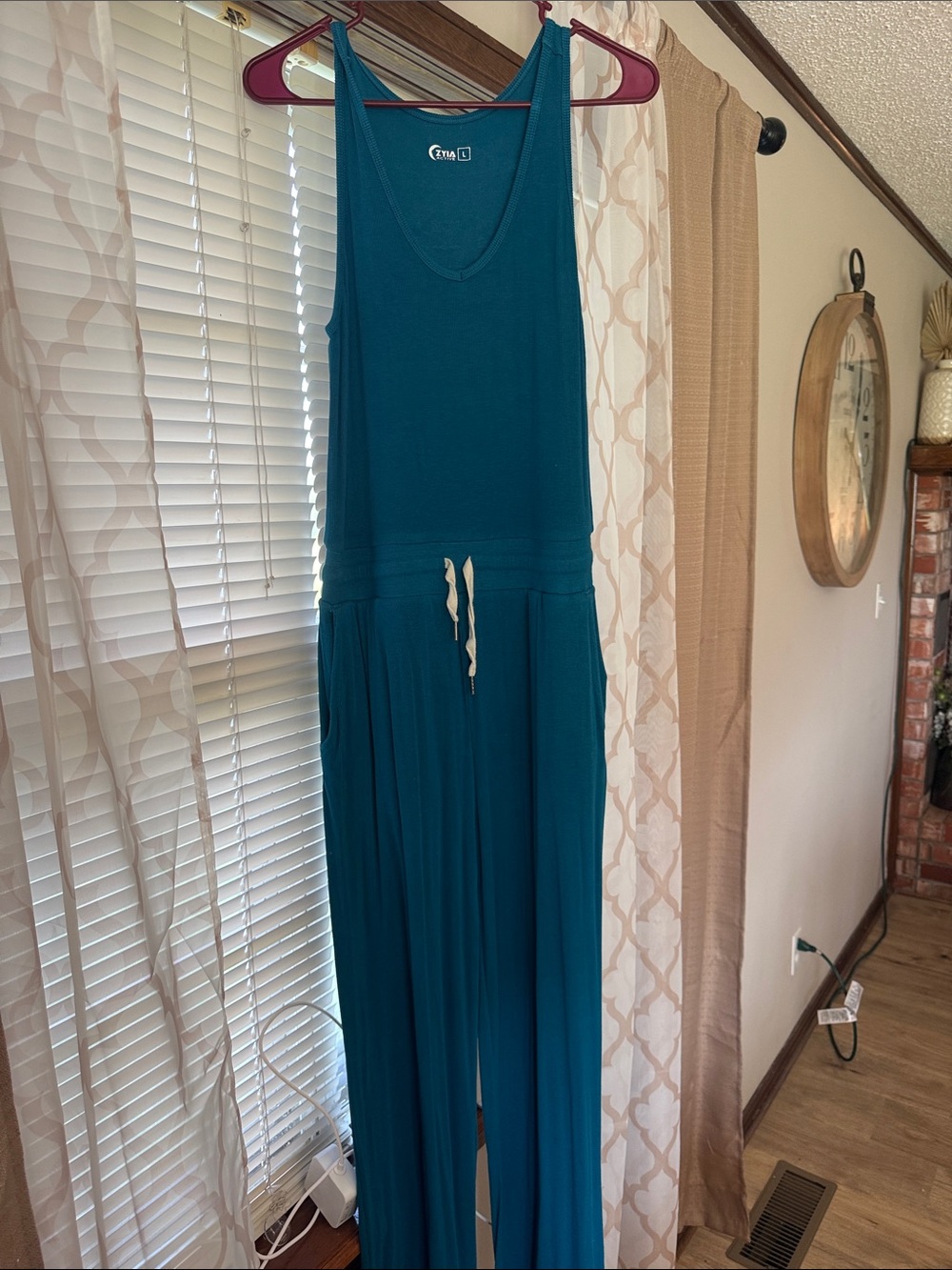 Zyia Daphne Teal Jumpsuit